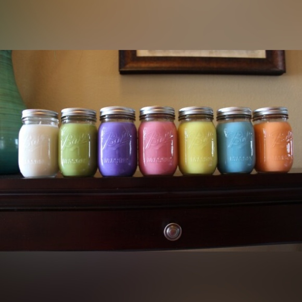 16oz Custom Candle | You Pick Scent | Hand Poured Soy Wax Mason Jar